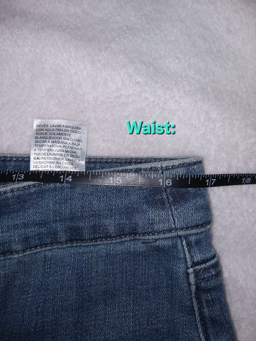Chico's So Slimming Girlfriend Slim Leg Ankle Jeans Embroidered Patchwork Sz 10 - Picture 9 of 13
